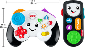 Fisher-Price Laugh & Learn compact design supports easy carry and on-the-go play.