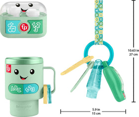 Fisher-Price squishy bottle invites tactile exploration and imaginative play.