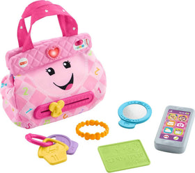 Fisher-Price Laugh & Learn Smart Purse light-up heart engaging counting play.