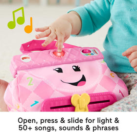 Fisher-Price Laugh & Learn Smart Purse rattle phone accessory supports early communication.