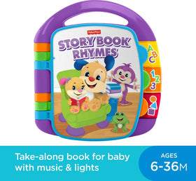 Fisher-Price Laugh & Learn Storybook Rhymes light up buttons illuminate educational songs for early learning