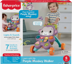 Fisher-Price Learn with Me stimulates motor and sensory exploration for babies.