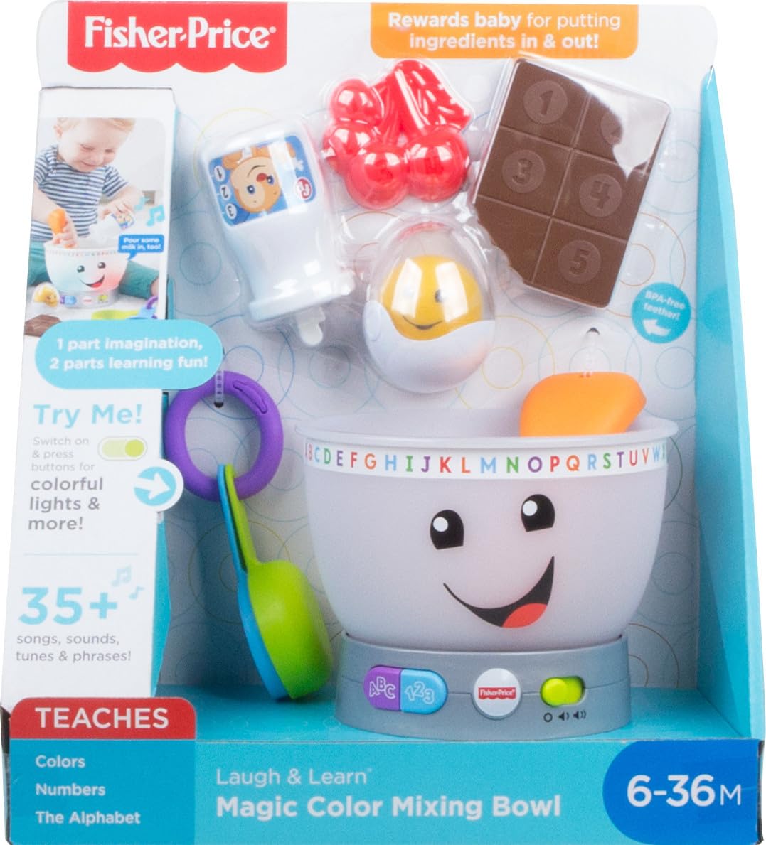 Fisher-Price light-up face with music rewards exploration