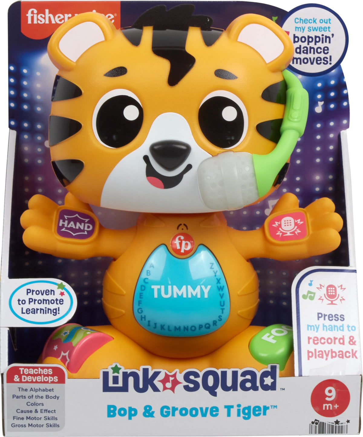 Fisher-Price Link Squad Tiger band interaction encourages social play