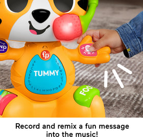 Fisher-Price Link Squad Tiger buttons and roller trigger colorful lights