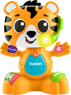 Fisher-Price Link Squad Tiger with microphone light energizes music play
