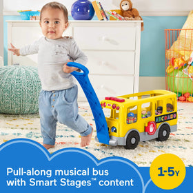 Fisher-Price Little People bus opening door for interactive play