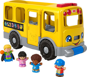 Fisher-Price Little People bus pull-handle for easy pull-along play