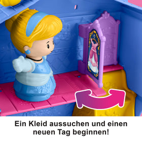 Fisher-Price Little People Bruno figure complements Cinderella for companion role-play adventures.