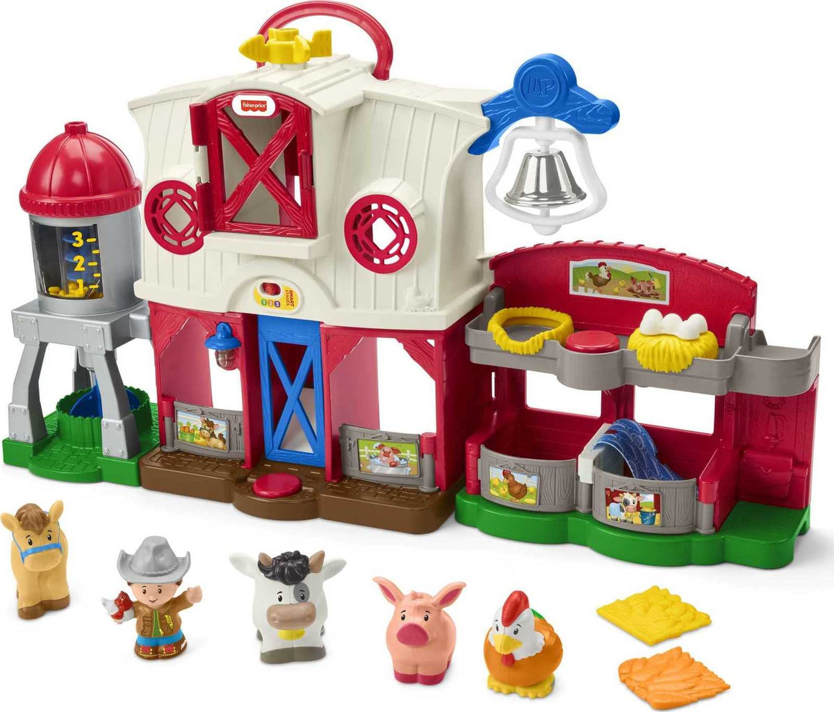 Fisher-Price Little People Caring for Animals Farm with barn door interaction sparks songs and storytelling