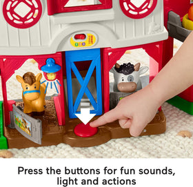 Fisher-Price Little People Caring for Animals Farm spinning silo adds motion to playtime