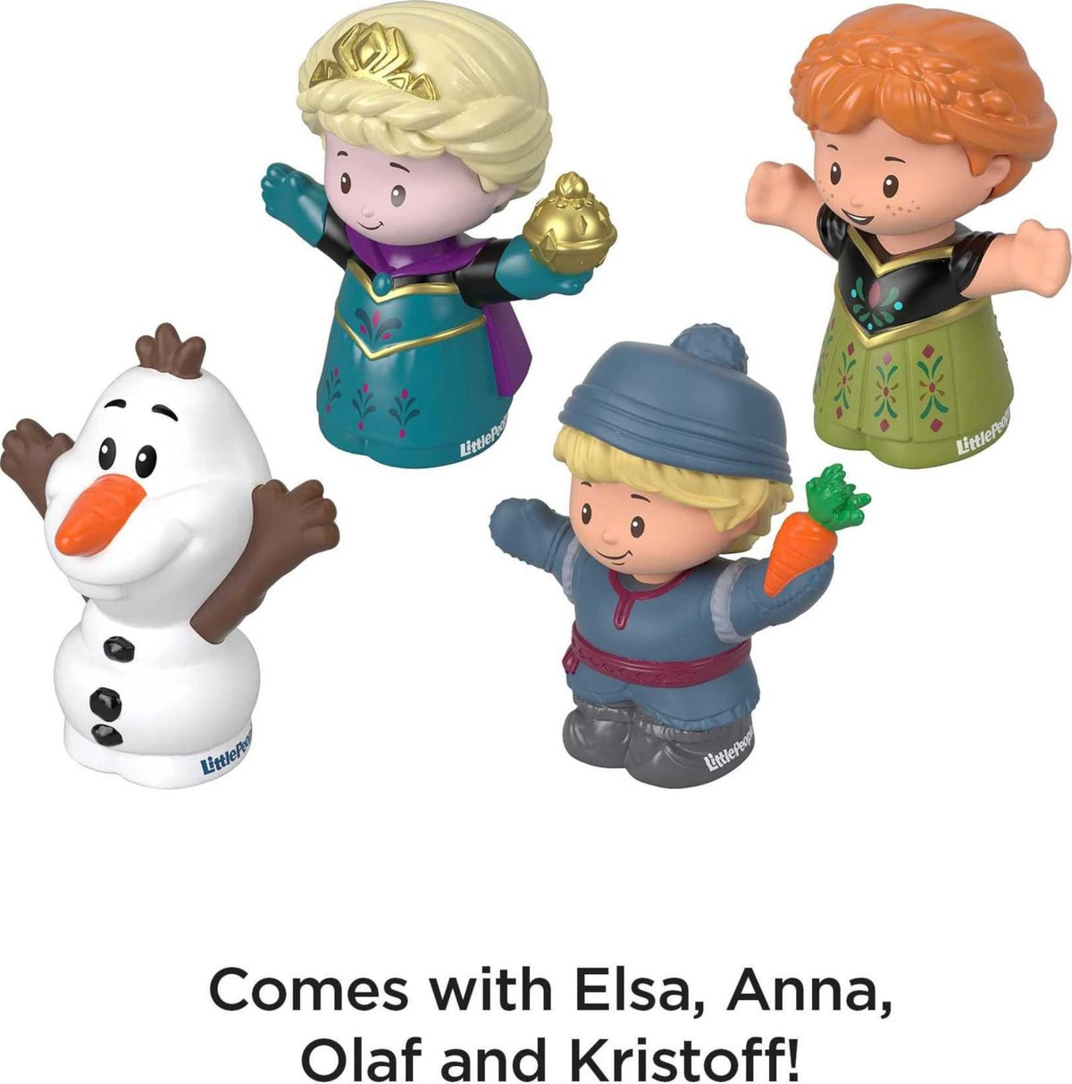 Fisher-Price Little People Anna figure for imaginative Frozen adventures