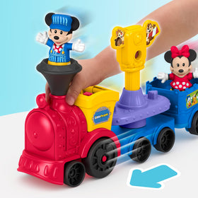Fisher-Price Little People Disney Jr pop-up traffic light adds color recognition.