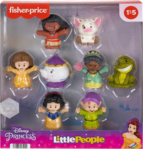 Fisher-Price Little People Disney Princess Story Duos compatible with playsets for expanded pretend play.