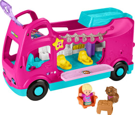 Fisher-Price Little People Dreamcamper driver seat view for imaginative road trips