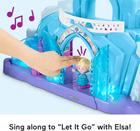 Fisher-Price Little People Elsa and Olaf figures for Frozen pretend play