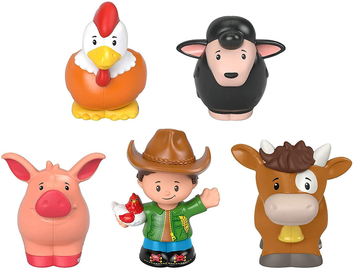 Fisher-Price Little People Farmer figure for imaginative play and storytelling.