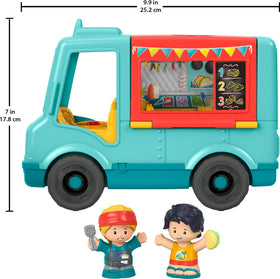 Food truck sized for small hands with imaginative play potential by Fisher-Price