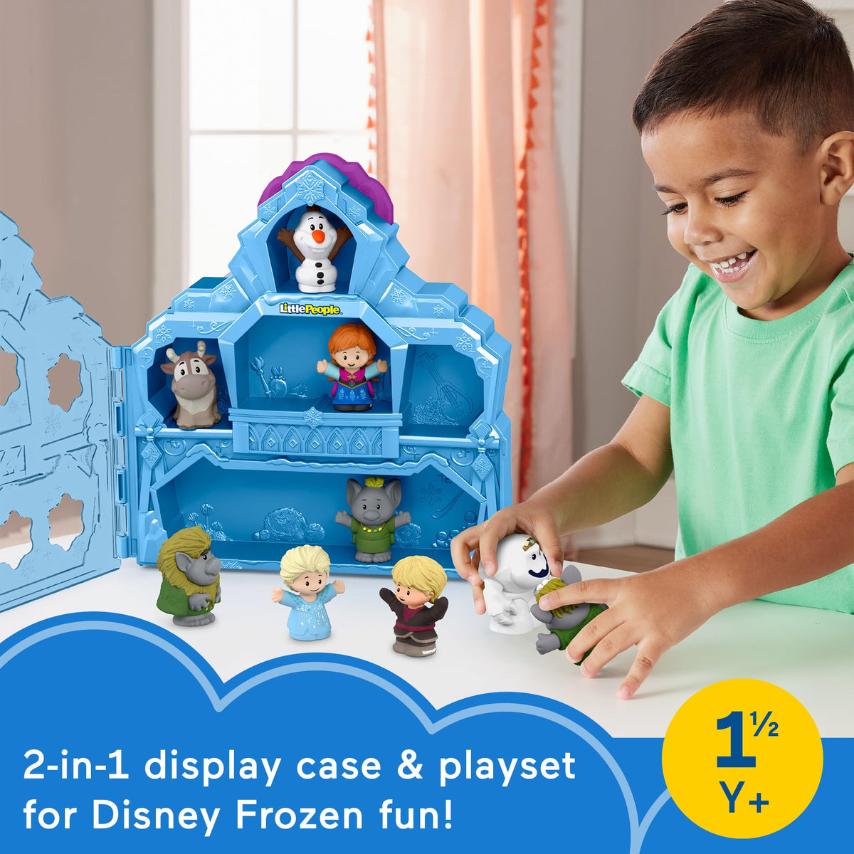 Fisher-Price Little People Anna figure ready for imaginative Frozen stories