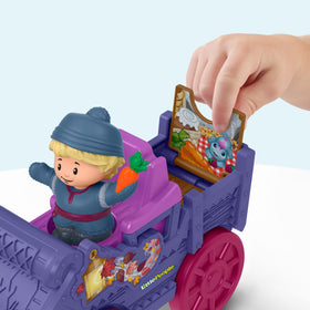Fisher-Price Little People Sven roll-along wagon encourages active play