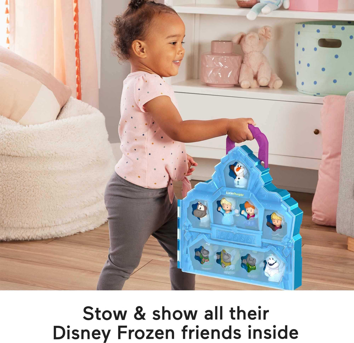 Fisher-Price Little People Elsa figure ideal for pretend play and storytelling
