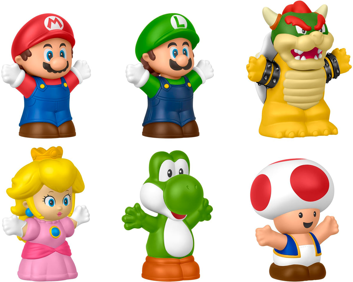 Fisher-Price Little People My Mario Mario figure for little hands and imaginative play.