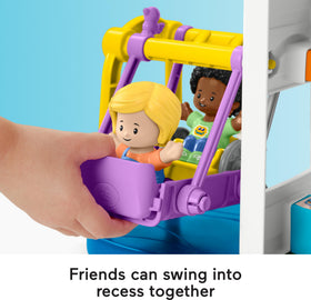 Fisher-Price Little People Play for All School garden area invites nurturing pretend gardening.
