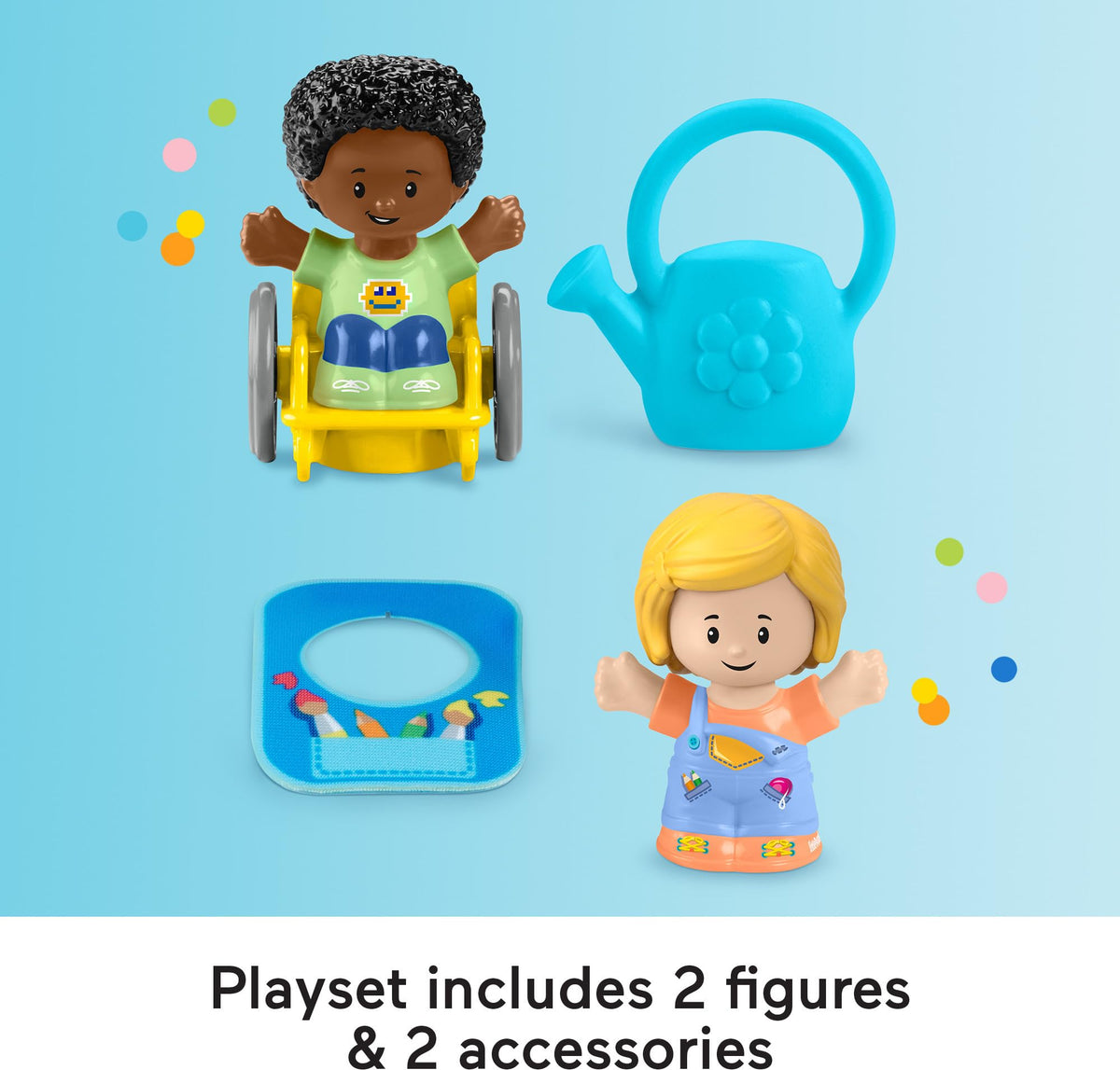 Fisher-Price Little People Play for All School sensory rug enhances storytelling.