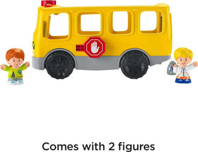 Fisher-Price Little People Sit with Me School Bus includes two figures for shared journeys.