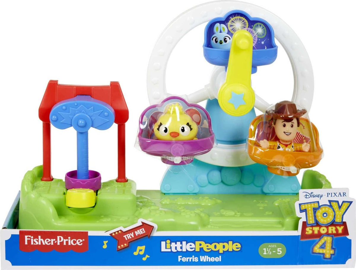 Toy Story Little People set encourages storytelling and social play for toddlers.