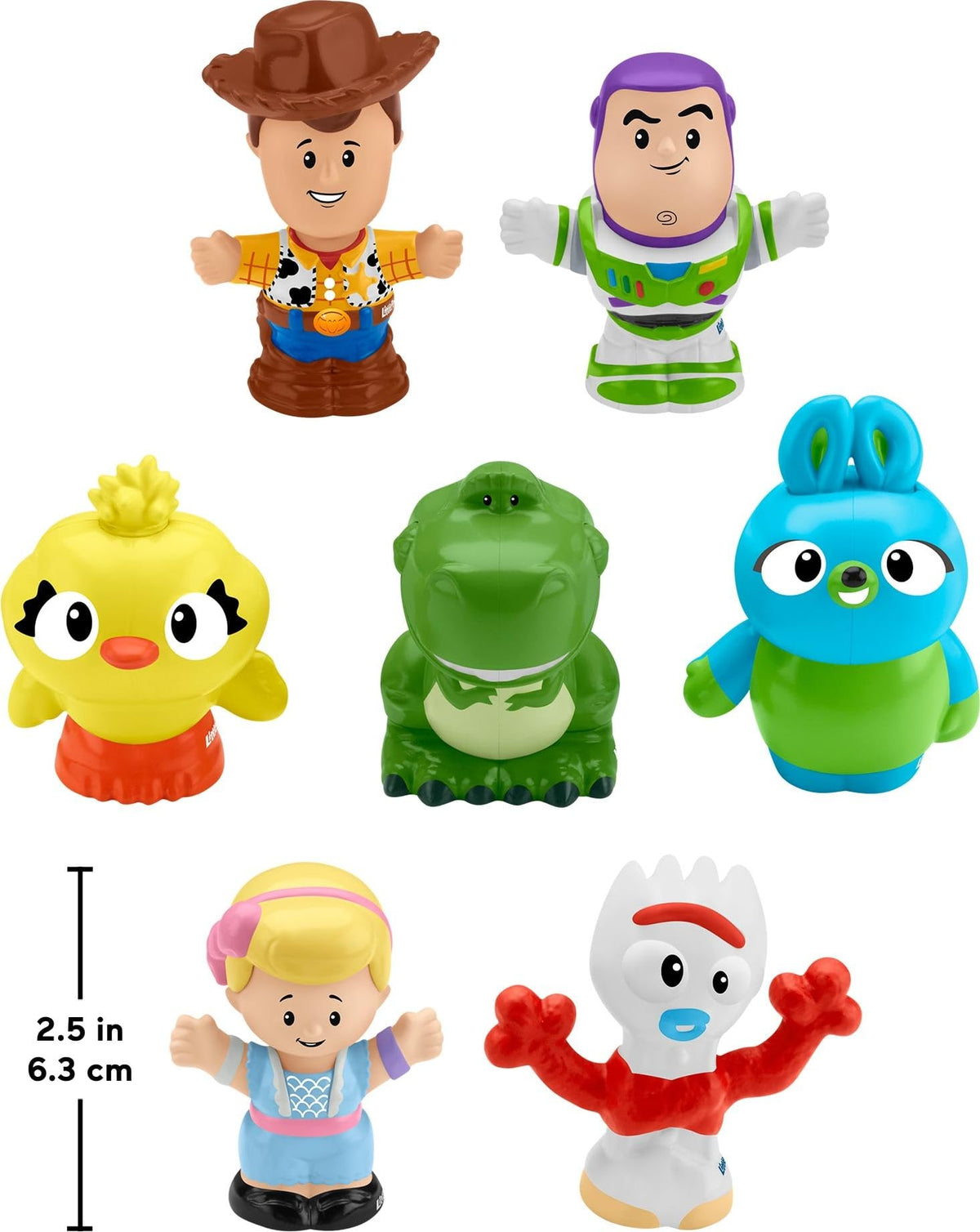Fisher-Price Little People Ducky and Bunny figures for duo adventures
