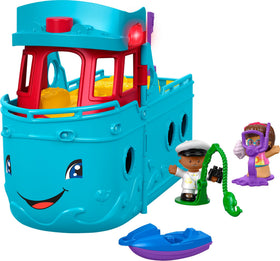 Fisher-Price Little People Travel Together Friend Ship exterior promoting imaginative play.