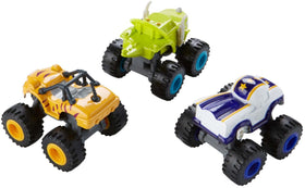 Fisher-Price Nickelodeon Darington truck—side view, durable die-cast design for pretend racing.