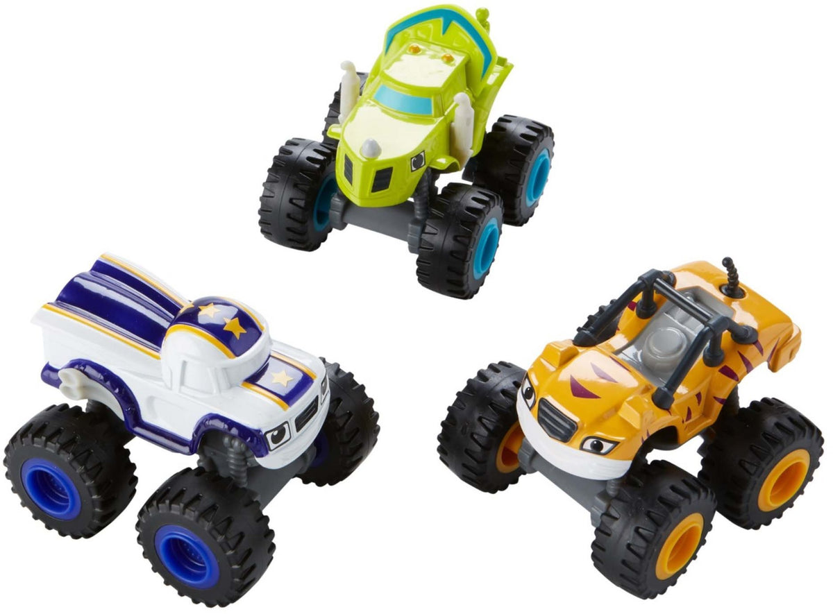 Fisher-Price Nickelodeon Stripes truck—side view, bright colors spark storytelling.