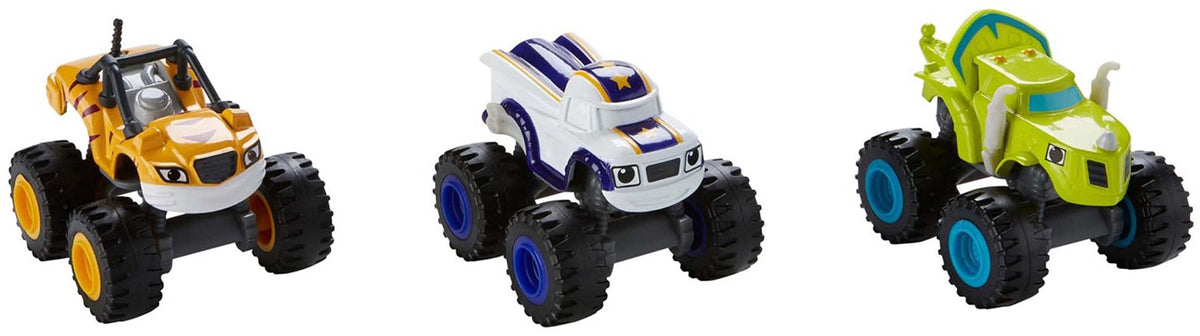 Fisher-Price Nickelodeon Zeg truck—side view, ready for action-packed adventures.