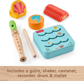 Fisher-Price Ocean recorder offers approachable wind instrument sounds.