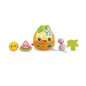Fisher-Price Paradise Pals Pineapple front with lights and music for baby exploration.
