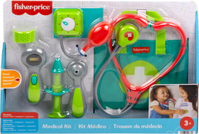 Fisher-Price Doctor bag with 7 pieces for organized pretend play and on-the-go visits.