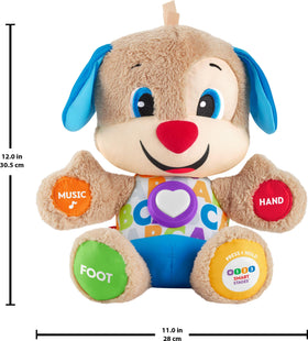 Fisher-Price Puppy features three Smart Stages that grow with your child.