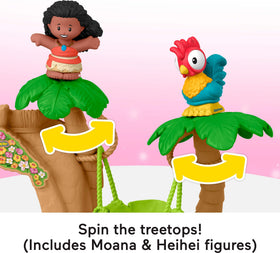 Fisher-Price Little People shell-buttons trigger peekaboo surprises for motor skill play.