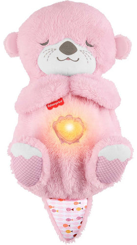 Fisher-Price Soothe-n-Snuggle Otter plush with calming breathing motion for newborns.