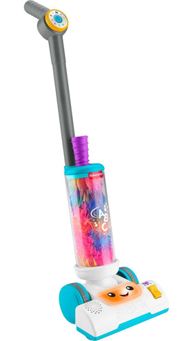 Fisher-Price toddler vacuum with removable duster for pretend cleaning