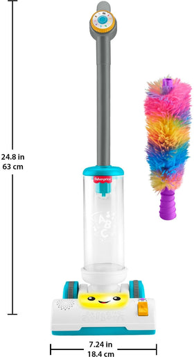 Fisher-Price toddler vacuum encouraging imaginative play