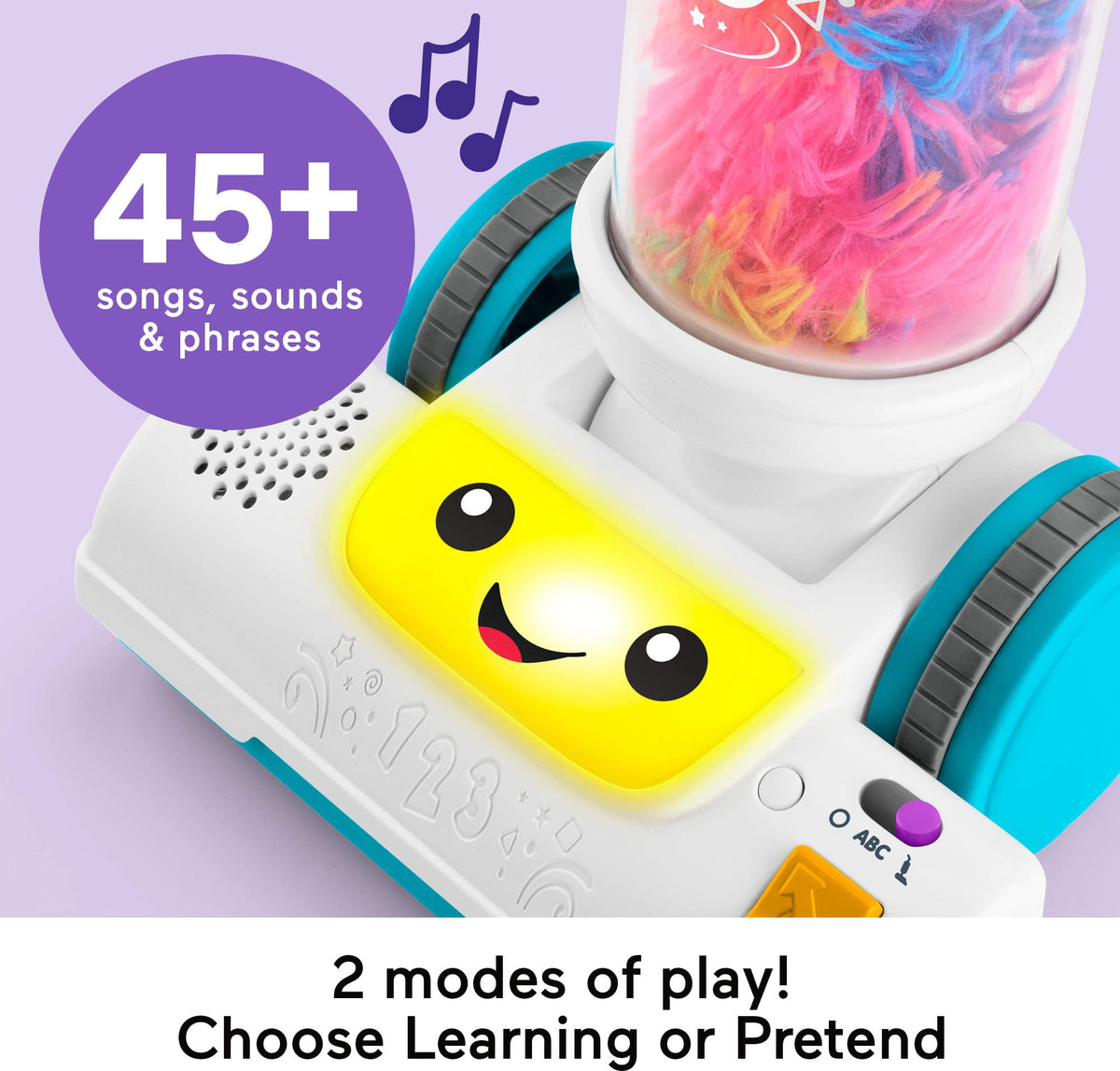 Fisher-Price toddler vacuum push and roll maneuver