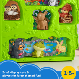 Fisher-Price Little People Forest Friends Carry Case eight animal figures for sorting and storytelling.