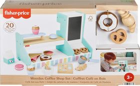 Fisher-Price wood assorted play food for cafe display