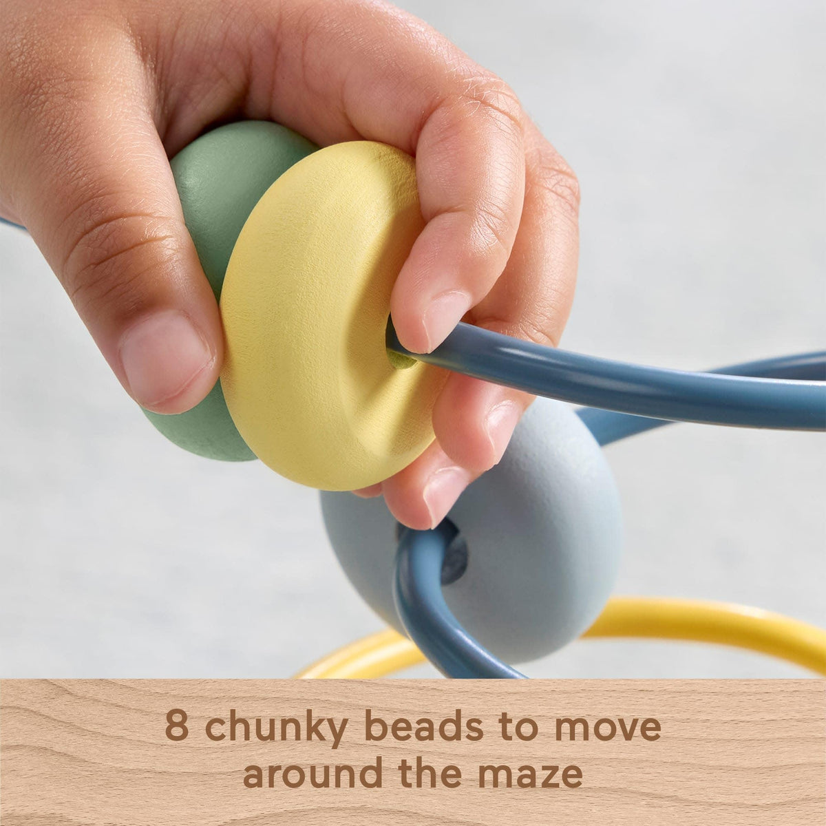 Fisher-Price wood from FSC-certified sources provides durable, safe play.