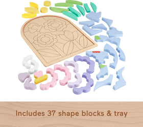 Fisher-Price Blocks feature non-toxic water-based paint for safe play