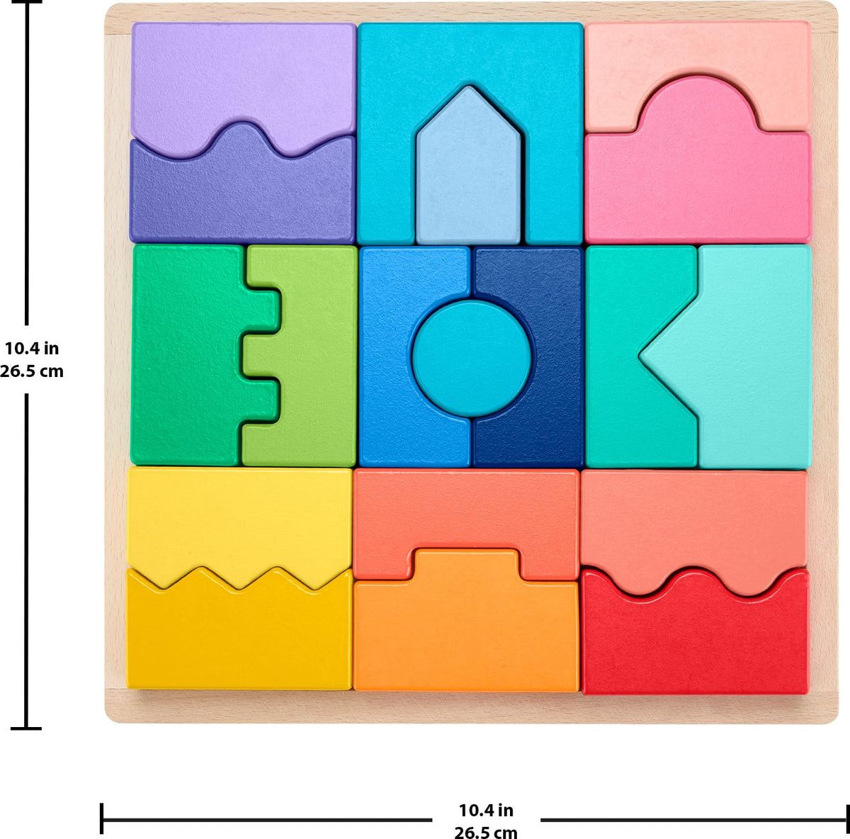 Fisher-Price blocks use non-toxic, water-based paints for safe, vibrant visuals.
