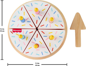 Fisher-Price Wood Cake Set educational play concept for preschool creativity